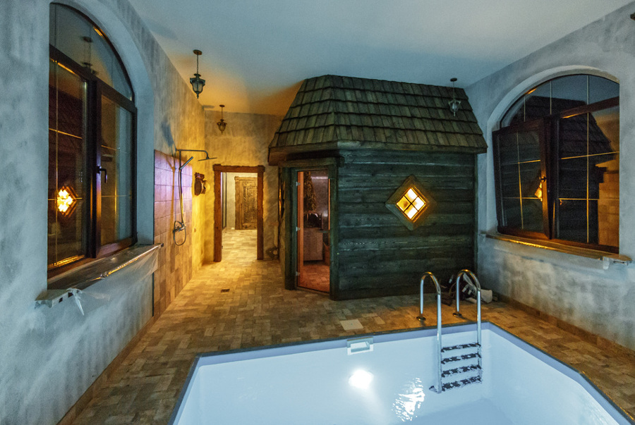 бани сауны дизайн интерьера фото внутри дома бассейн
