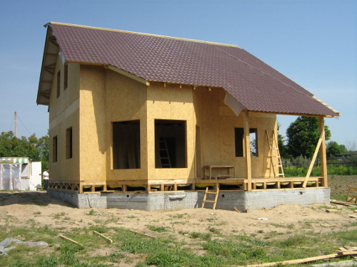 каркасный деревянныый дом